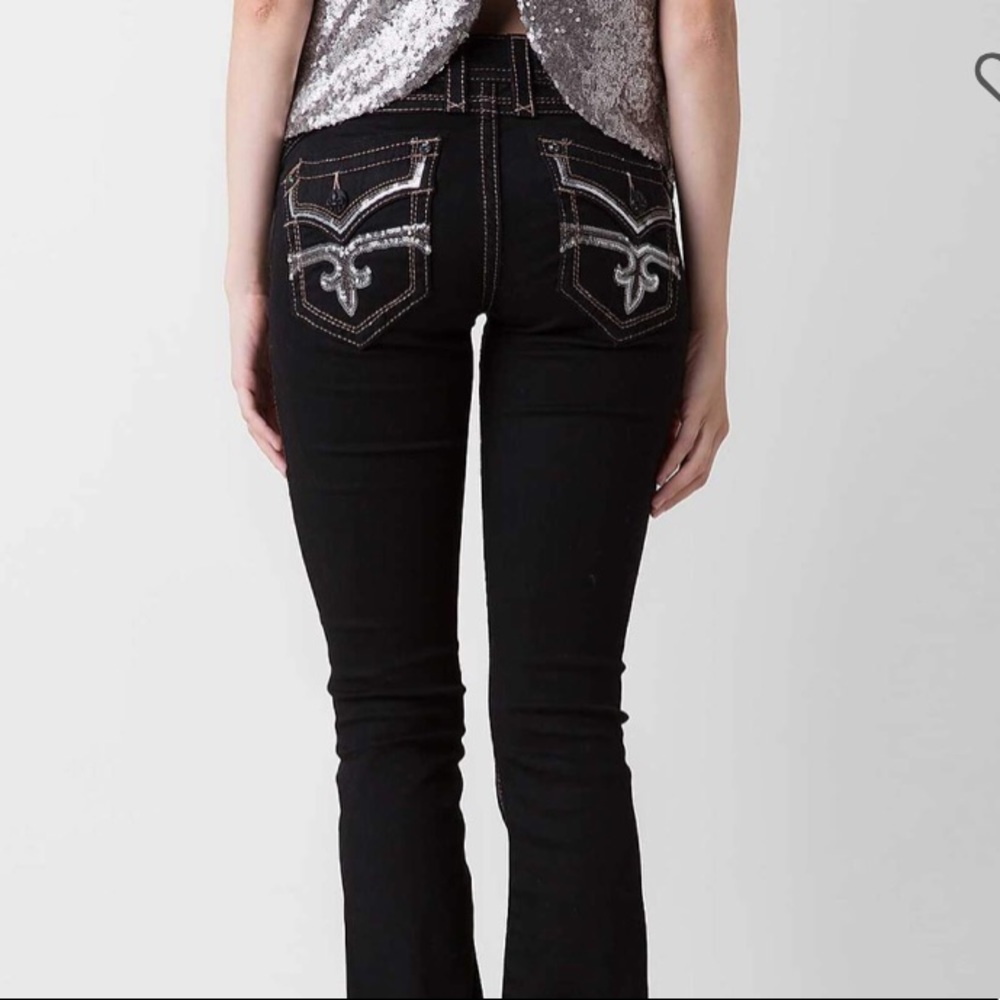 Rock revival Cora black jeans bootcut size 26